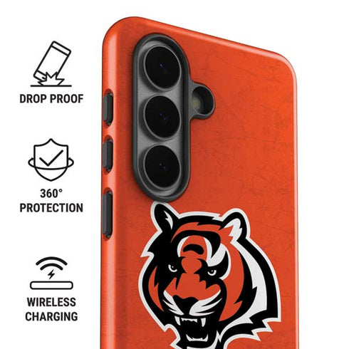 NFL Cincinnati Bengals - Alternate Distressed Galaxy S26 Plus Impact Case