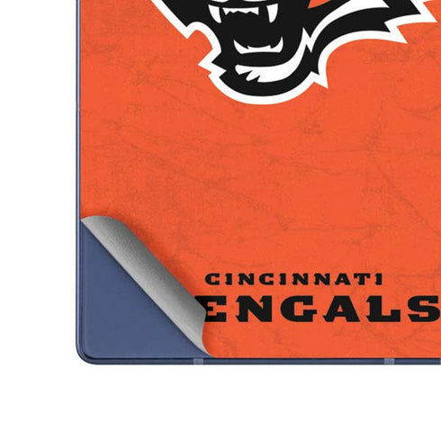 NFL Cincinnati Bengals - Alternate Distressed Galaxy Z Fold6 Skin