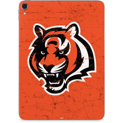 NFL Cincinnati Bengals - Alternate Distressed Apple iPad Pro Skin