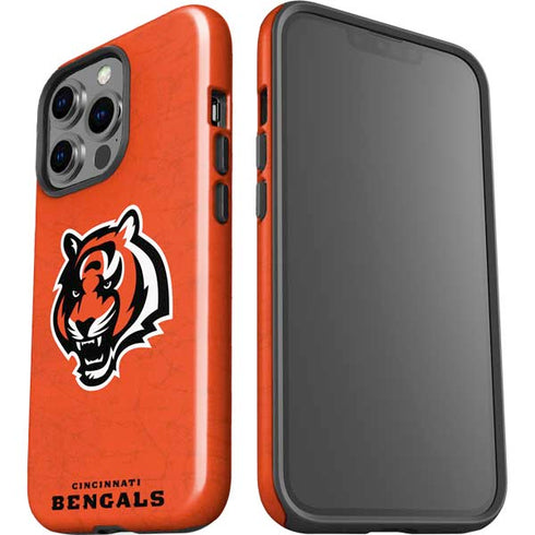 NFL Cincinnati Bengals - Alternate Distressed iPhone 15 Pro Impact Case