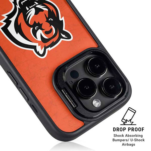 NFL Cincinnati Bengals - Alternate Distressed iPhone 15 Pro Max Kickstand Case