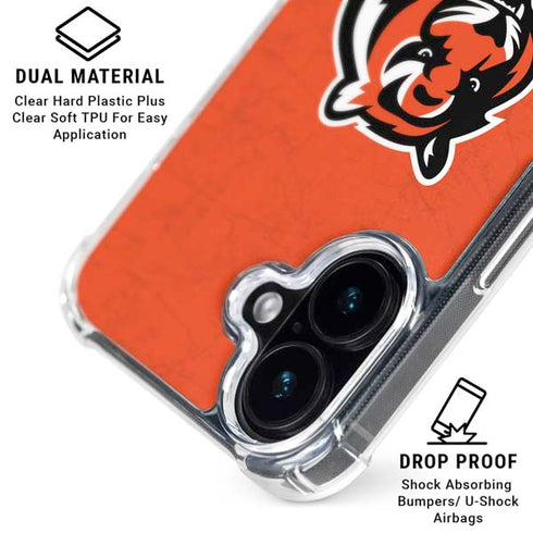 NFL Cincinnati Bengals - Alternate Distressed iPhone 16 MagSafe Case