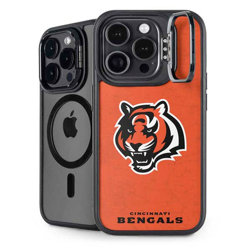 NFL Cincinnati Bengals - Alternate Distressed iPhone 16 Pro Kickstand Case