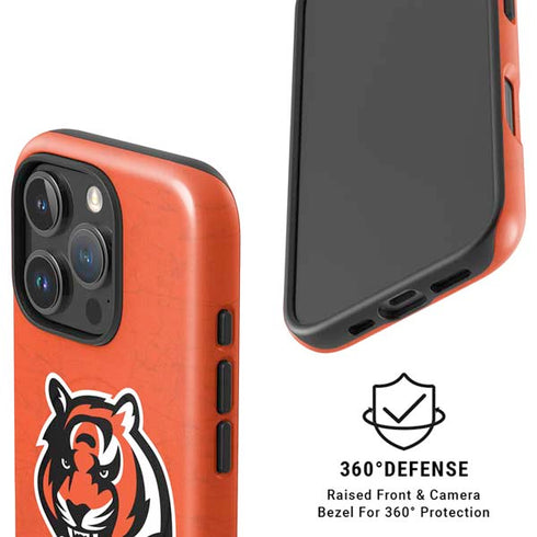 NFL Cincinnati Bengals - Alternate Distressed iPhone 16 Pro Magsafe Impact Case