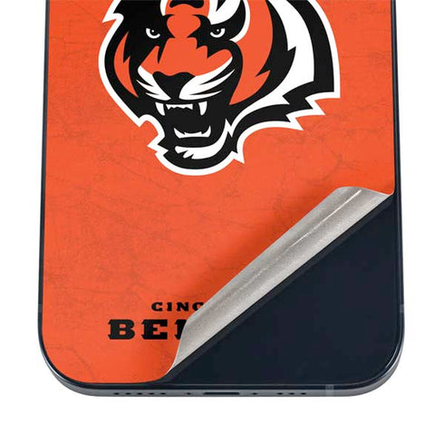 NFL Cincinnati Bengals - Alternate Distressed iPhone 16 Skin