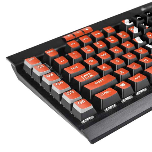 NFL Cincinnati Bengals - Alternate Distressed K95 RGB PLATINUM Mechanical Gaming Keyboard Skin