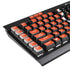 NFL Cincinnati Bengals - Alternate Distressed K95 RGB PLATINUM Mechanical Gaming Keyboard Skin