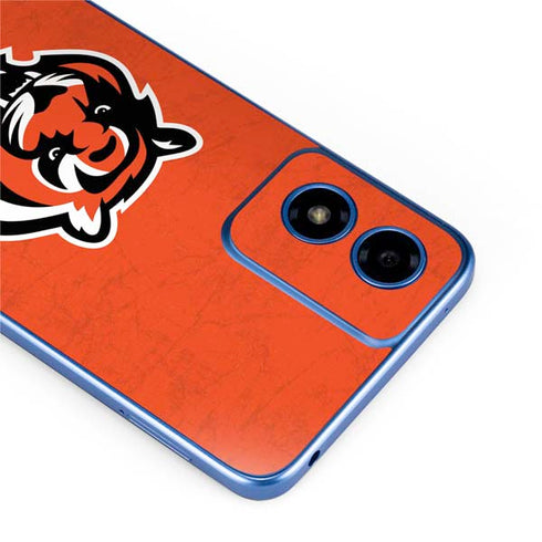 NFL Cincinnati Bengals - Alternate Distressed Moto G Play 4G (2024) Skin