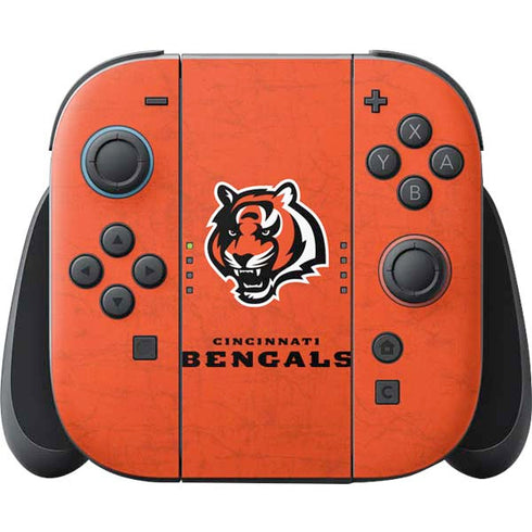 NFL Cincinnati Bengals - Alternate Distressed Nintendo Skins