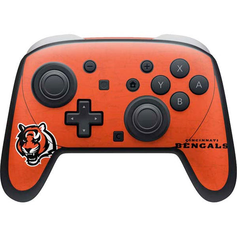 NFL Cincinnati Bengals - Alternate Distressed Nintendo Skins