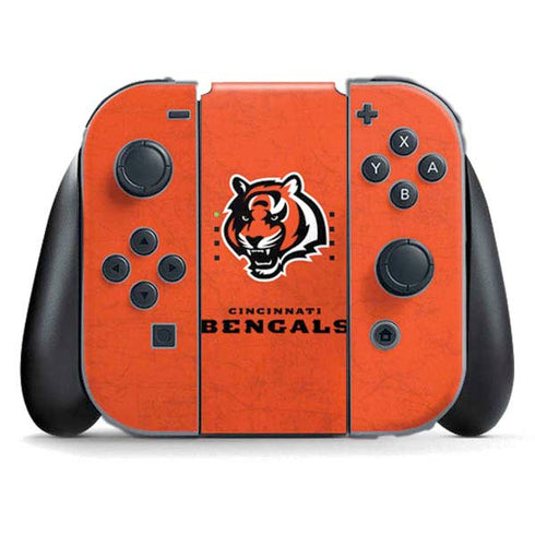 NFL Cincinnati Bengals - Alternate Distressed Nintendo Skins