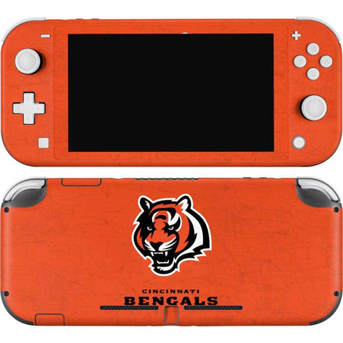 NFL Cincinnati Bengals - Alternate Distressed Nintendo Switch Lite Skin