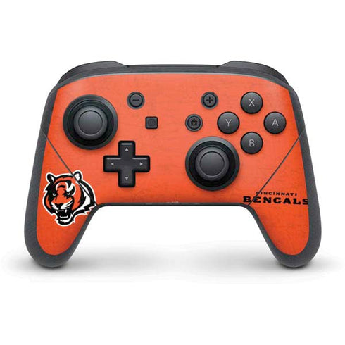 NFL Cincinnati Bengals - Alternate Distressed Nintendo Skins