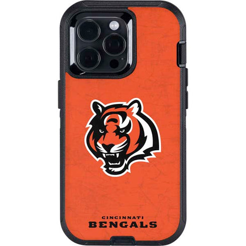 NFL Cincinnati Bengals - Alternate Distressed Otterbox Defender iPhone Skin
