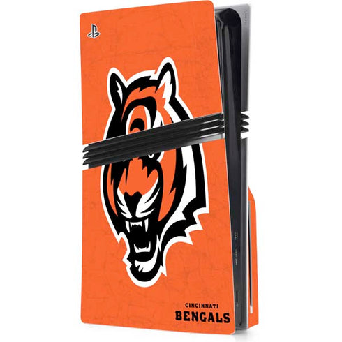 NFL Cincinnati Bengals - Alternate Distressed PlayStation PS5 Skins