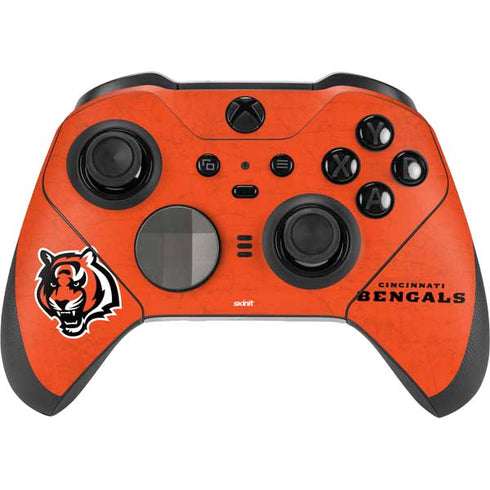 NFL Cincinnati Bengals - Alternate Distressed Xbox Elite Wireless Controller Series 2 Skin