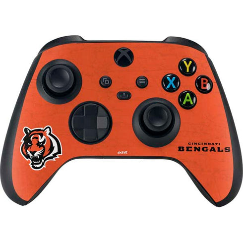 NFL Cincinnati Bengals - Alternate Distressed Xbox Series X Bundle Skin