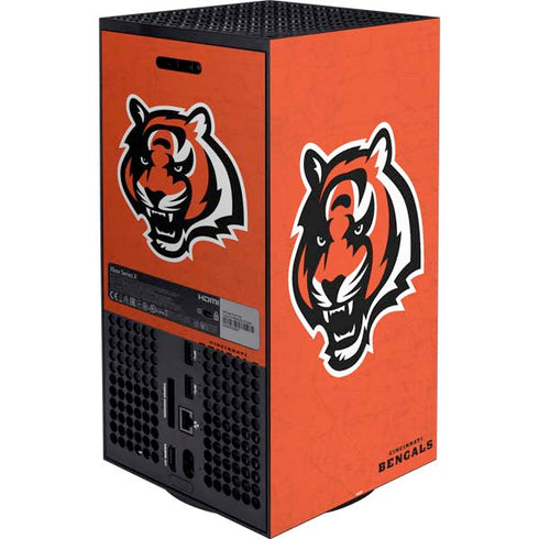 NFL Cincinnati Bengals - Alternate Distressed XBox Series X Digital Edition Bundle Skin