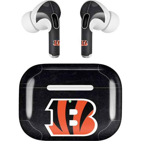 NFL Cincinnati Bengals - Distressed Apple AirPods Pro Skin