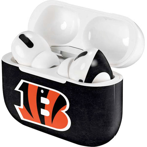 NFL Cincinnati Bengals - Distressed Apple AirPods Pro Skin