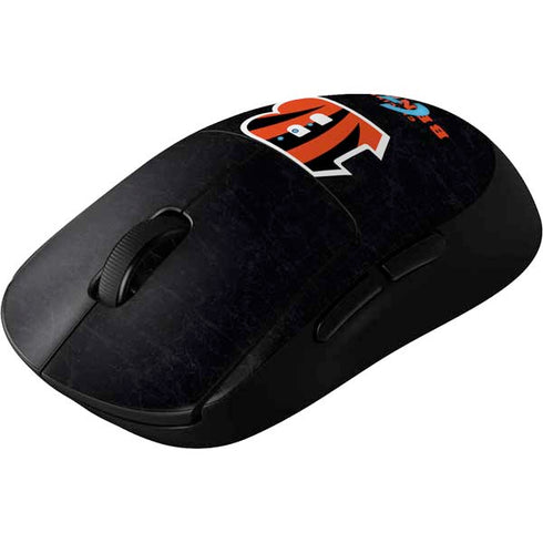 NFL Cincinnati Bengals - Distressed G Pro Wireless Gaming Mouse Skin