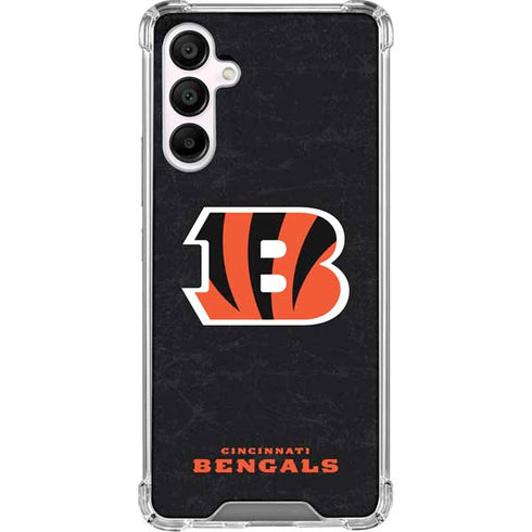 NFL Cincinnati Bengals - Distressed Galaxy A16 5G Clear Case