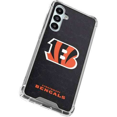 NFL Cincinnati Bengals - Distressed Galaxy A16 5G Clear Case