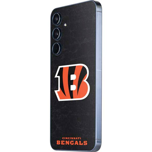 NFL Cincinnati Bengals - Distressed Galaxy A35 5G Skin