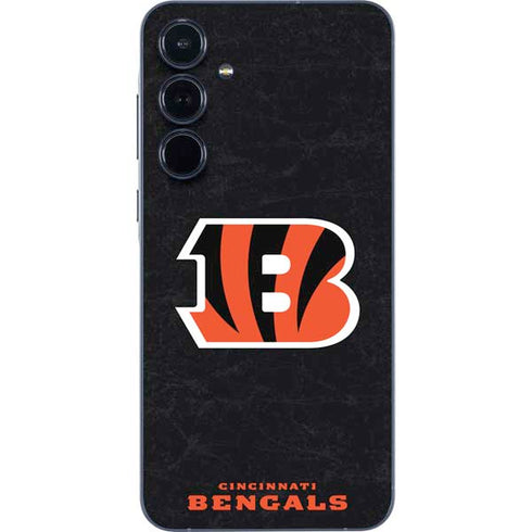 NFL Cincinnati Bengals - Distressed Galaxy A36 5G Skin