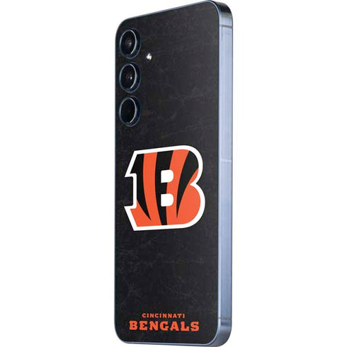 NFL Cincinnati Bengals - Distressed Galaxy A36 5G Skin
