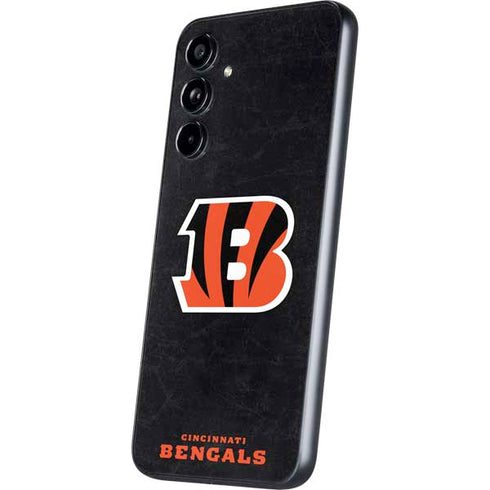 NFL Cincinnati Bengals - Distressed Galaxy A54 5G Skin