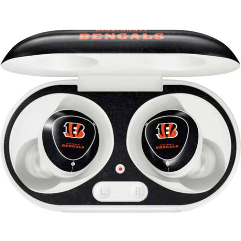 NFL Cincinnati Bengals - Distressed Galaxy Buds Plus Skin