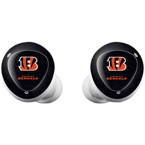 NFL Cincinnati Bengals - Distressed Galaxy Buds Plus Skin