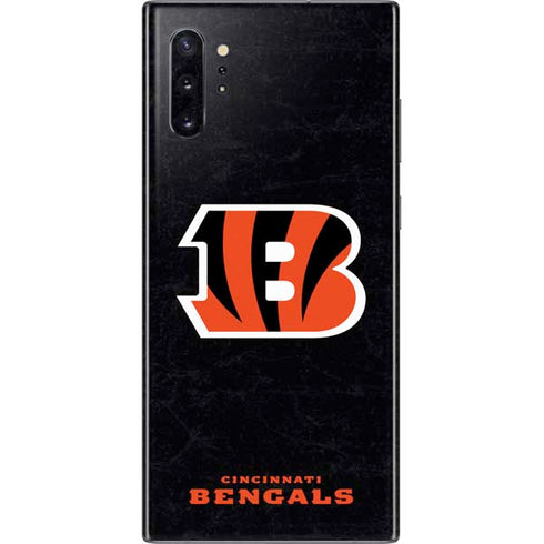 NFL Cincinnati Bengals - Distressed Galaxy Note 10 Plus Skin