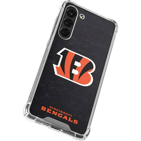 NFL Cincinnati Bengals - Distressed Galaxy S24 FE Clear Case