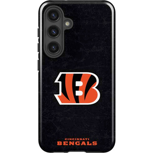 NFL Cincinnati Bengals - Distressed Galaxy S25 Impact Case