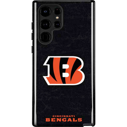 NFL Cincinnati Bengals - Distressed Galaxy S25 Ultra Impact Case