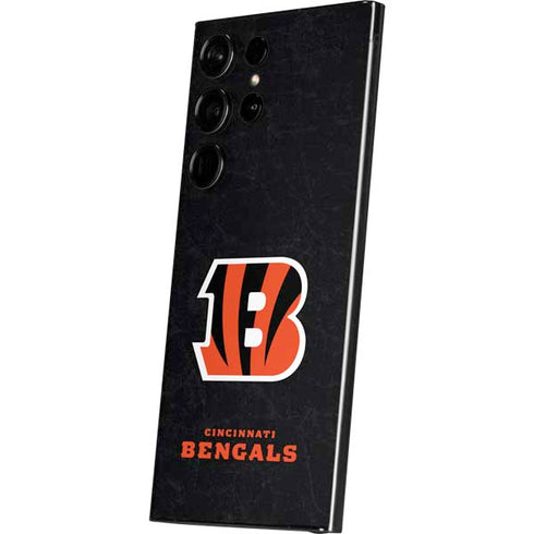 NFL Cincinnati Bengals - Distressed Galaxy S25 Ultra Skin