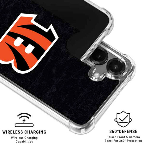 NFL Cincinnati Bengals - Distressed Galaxy S26 Clear Case