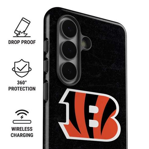 NFL Cincinnati Bengals - Distressed Galaxy S26 Impact Case