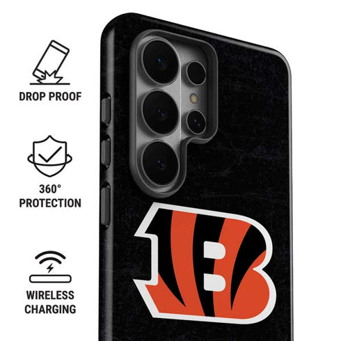 NFL Cincinnati Bengals - Distressed Galaxy S26 Ultra Impact Case