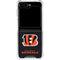 NFL Cincinnati Bengals - Distressed Galaxy Z Flip6 Clear Case