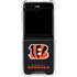 NFL Cincinnati Bengals - Distressed Galaxy Z Flip6 Clear Case
