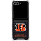 NFL Cincinnati Bengals - Distressed Galaxy Z Flip7 Clear Case
