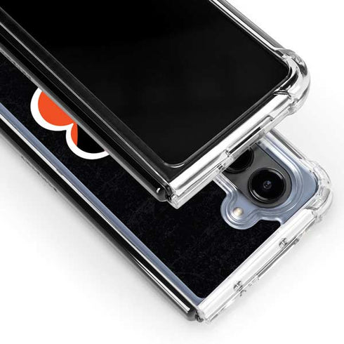 NFL Cincinnati Bengals - Distressed Galaxy Z Fold5 5G Clear Case