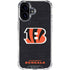 NFL Cincinnati Bengals - Distressed iPhone 16 Clear Case