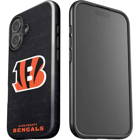 NFL Cincinnati Bengals - Distressed iPhone 16 Impact Case