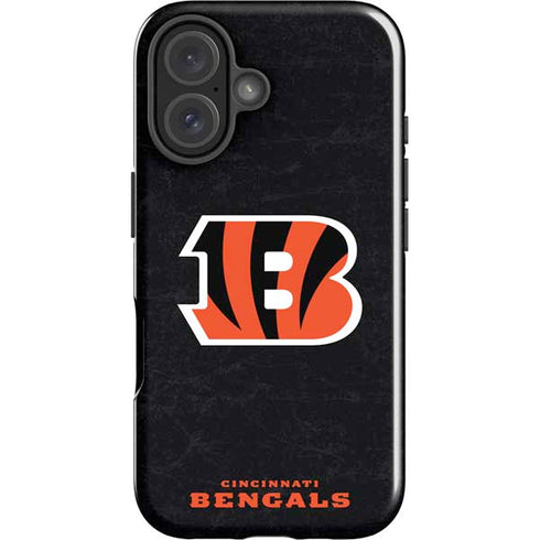 NFL Cincinnati Bengals - Distressed iPhone 16 Plus Impact Case