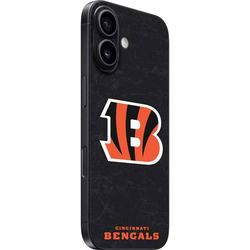 NFL Cincinnati Bengals - Distressed iPhone 16 Plus Skin