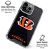 NFL Cincinnati Bengals - Distressed iPhone 16 Pro Max Clear Case